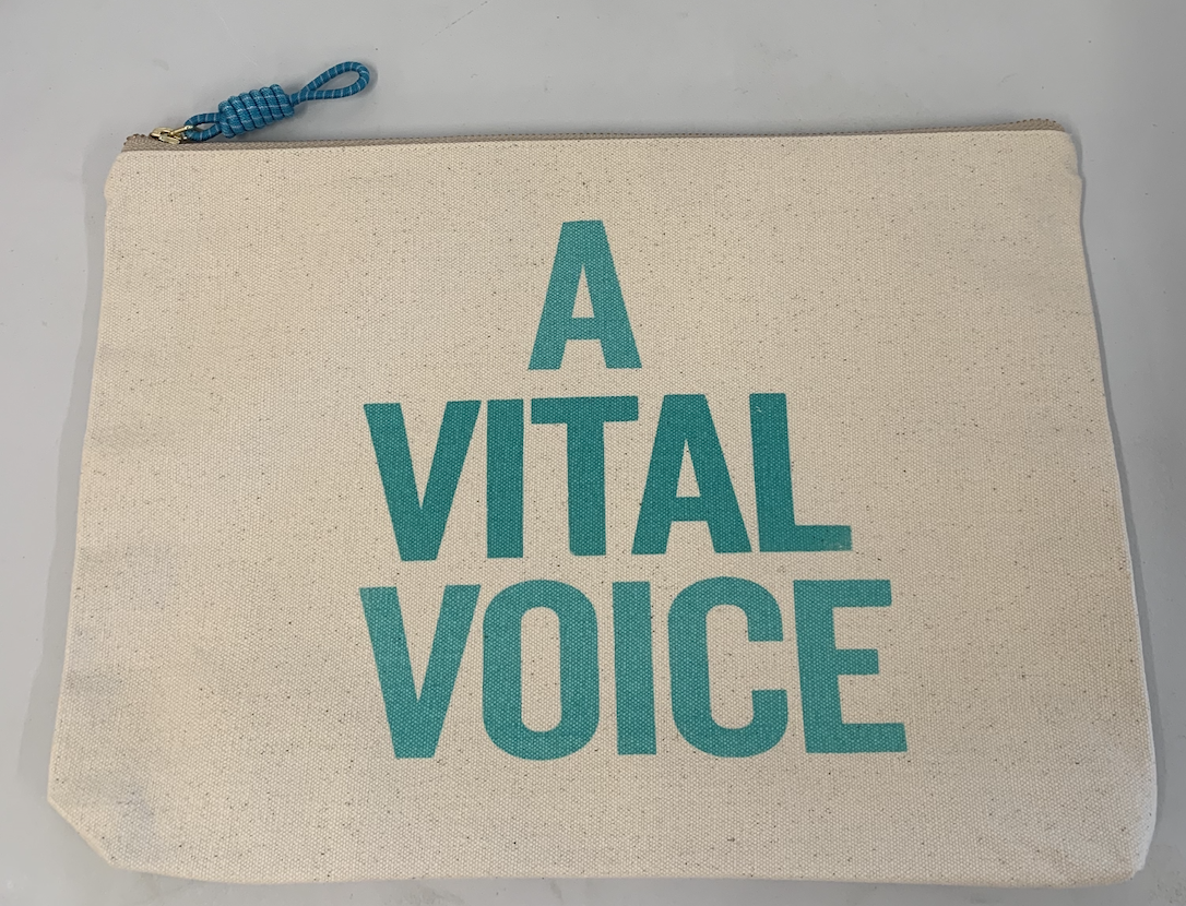 Vital Voices Computer Pouch- TEAL