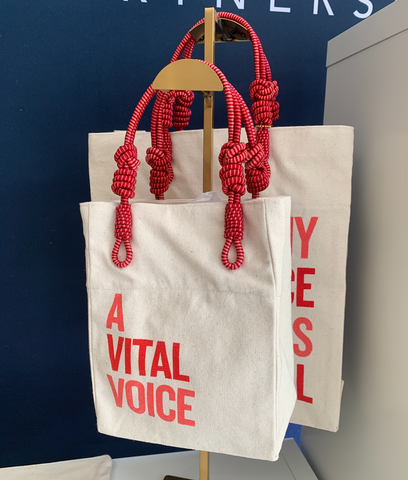 Vital Voices Mini Tote- RED